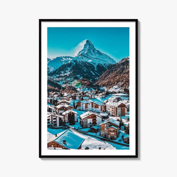 Matterhorn Fine Art Photo Print Zermatt Valais Switzerland Swiss Alps Mountain, Unframed Paper Print
