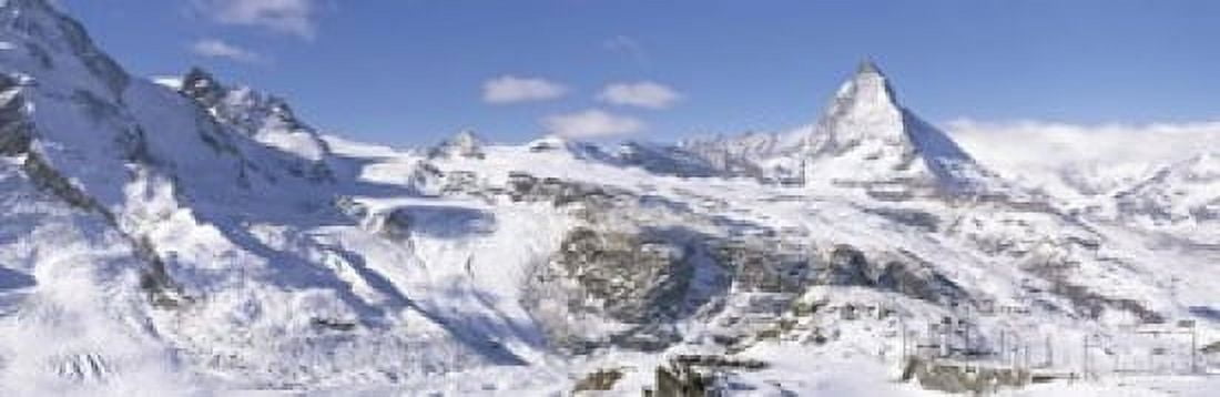 Matterhorn Switzerland Canvas Art - Panoramic Images (18 x 6)