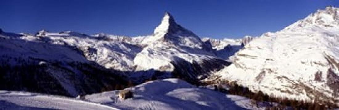 Matterhorn Zermatt Switzerland Canvas Art - Panoramic Images (18 x 6)