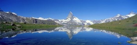 Matterhorn Zermatt Switzerland Canvas Art - Panoramic Images (36 x 12)