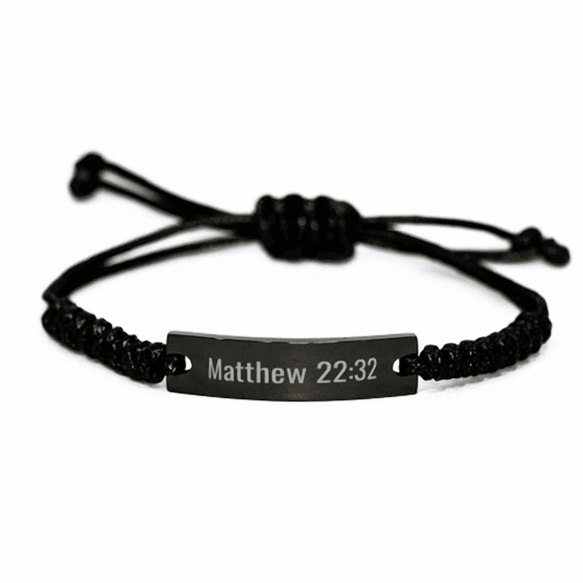 Matthew 22 32 Bracelet Matthew 22:32 Gift Bible Verse Scripture ...