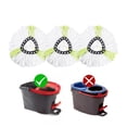 thumbnail image 1 of Matthew Cleaning 3Pack White Microfiber Spin Mop Replacement Head Compatible with Ceda Mop Replace Head-EasyWring Mop Refills,Excellent Absorbency,Machine Washable,100%Microfiber Spin Mop Refills, 1 of 7