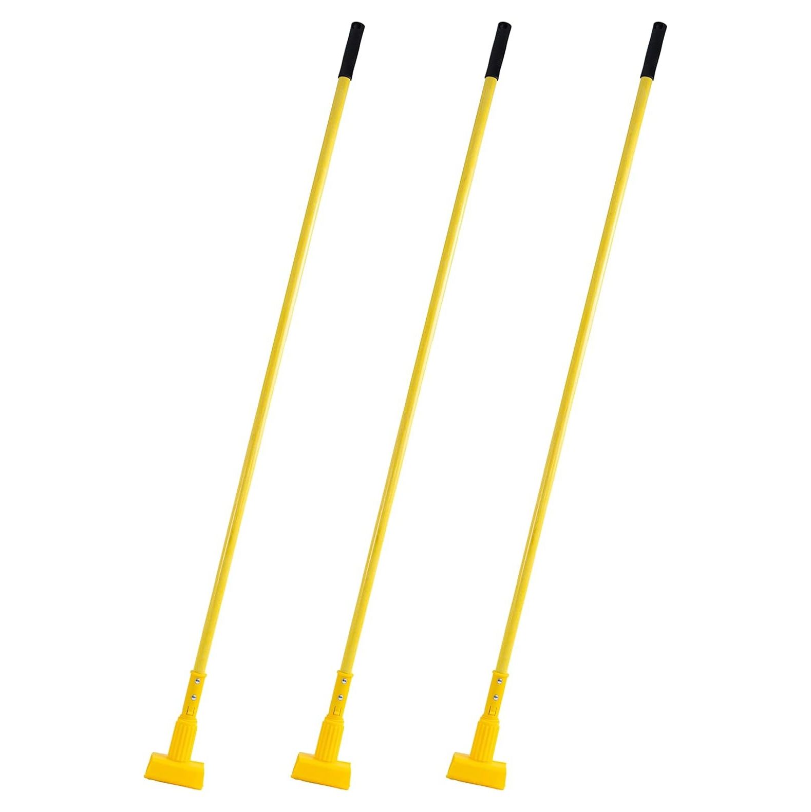 Matthew Cleaning QuickChange Iron Mop Handle for Floor Cleaning Heavy