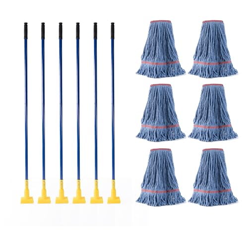 Matthew Commercial Mop Heavy Duty Industrial Mops with 60''Stainless