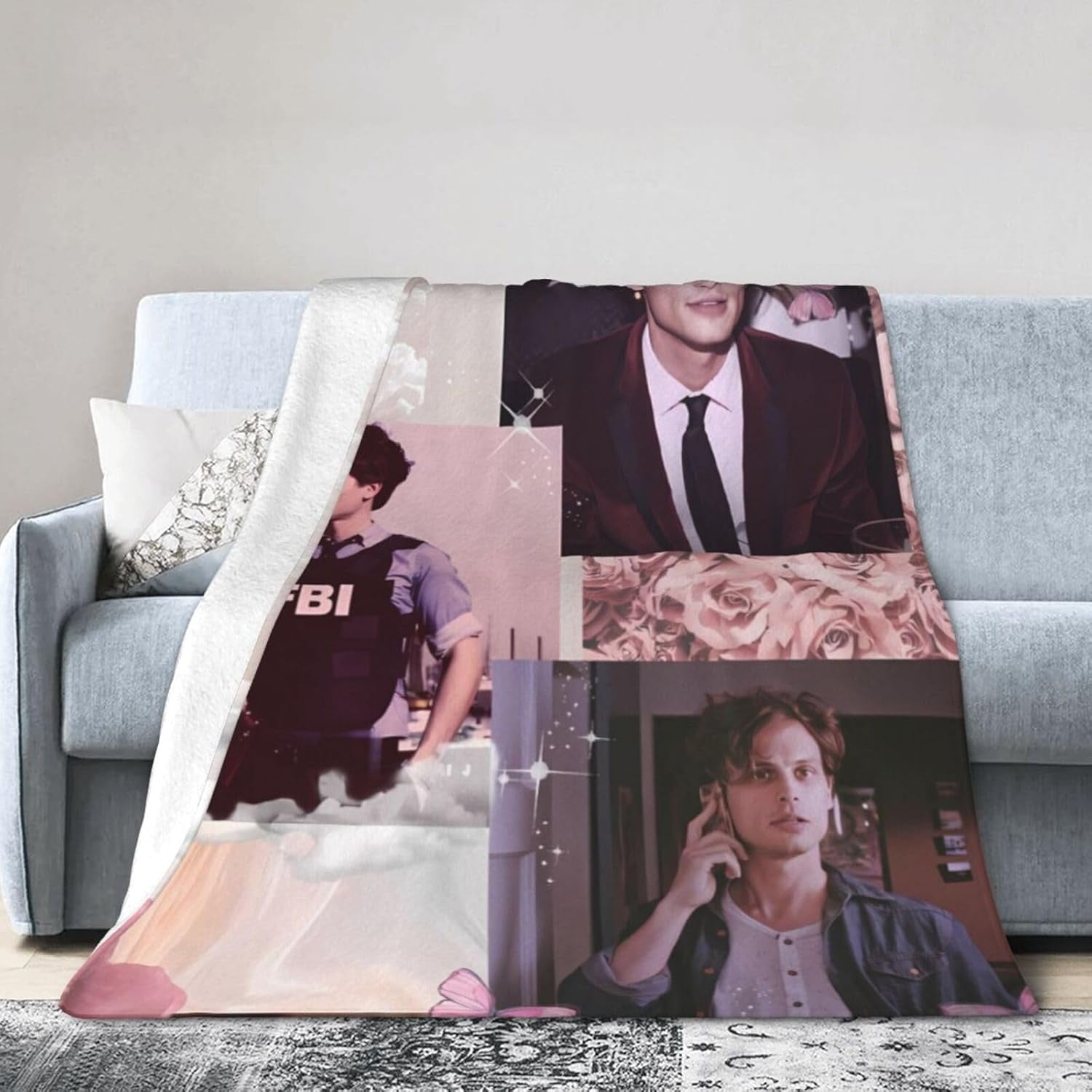 Matthew Gray Gubler Fashion Personality Blanket Winter Super Soft Quilt