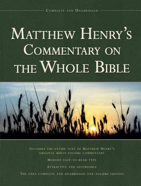 洋書 Matthew Henry's Commentary on the Bible Matthew Henry's Commentary on the Whole Bible, 1-Volume