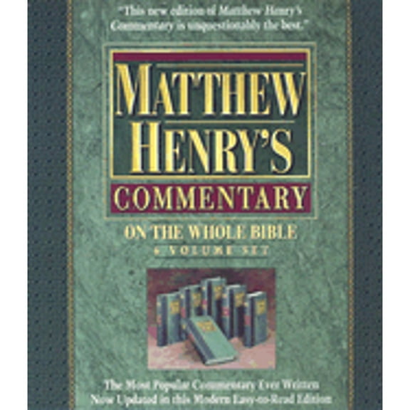 Pre-Owned MATTHEW HENRYS COMMENTARY BOXED SET Hardcover