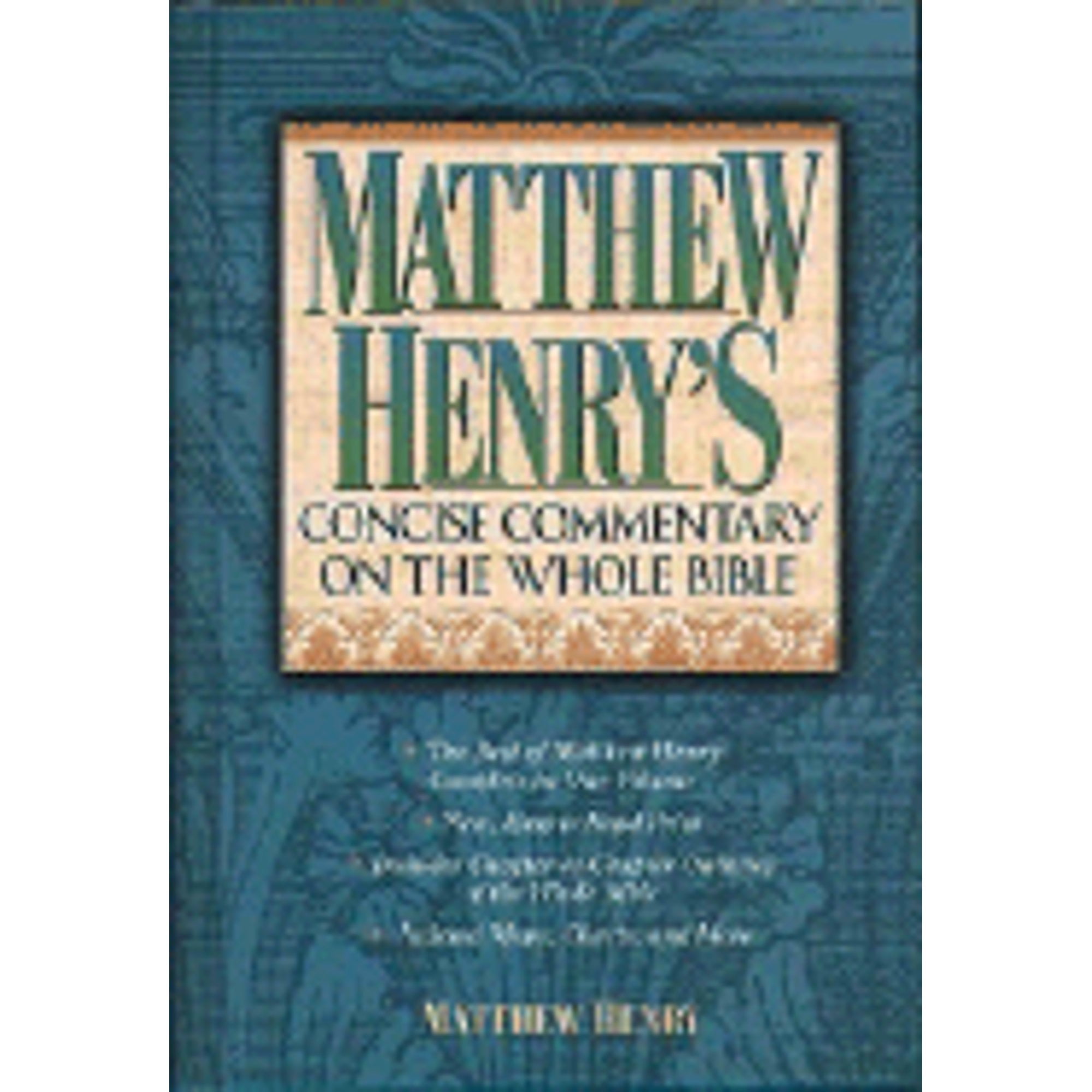 Pre-Owned Matthew Henry's Commentary on the Whole Bible Paperback