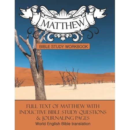 Pre-Owned Matthew Inductive Bible Study Workbook: Full text of Matthew with Inductive Bible Study Questions (Inductive Bible Study Workbooks) Paperback
