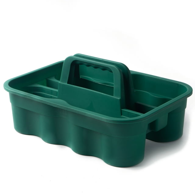 Matthew Large Plastic Tote Tool & Deluxe Supply Cleaning Caddy with