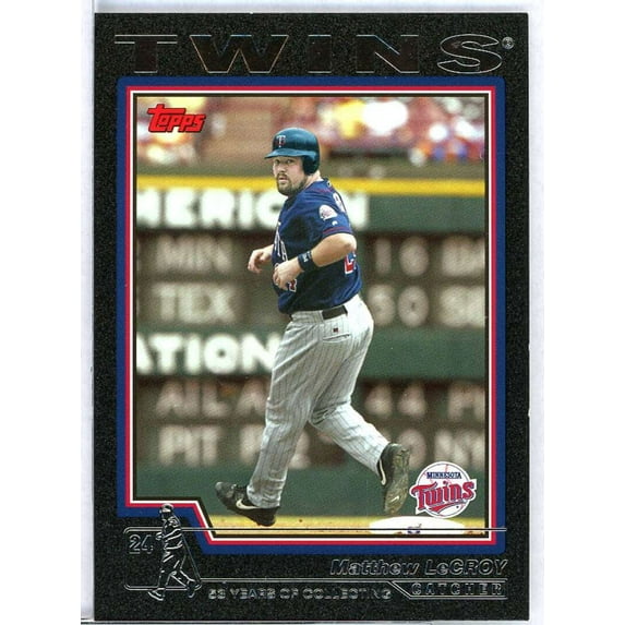 Matthew LeCroy Card 2004 Topps Black #379