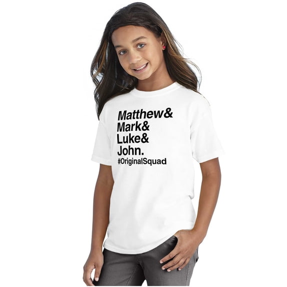 Matthew Mark Luke John Squad Crewneck T Shirts Boy Girl Teen Brisco Brands XS