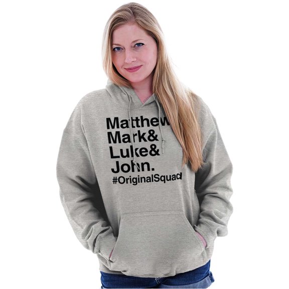 Matthew Mark Luke John Squad Hoodie Sweatshirt Women Men Brisco Brands L