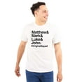 thumbnail image 1 of Matthew Mark Luke John Squad Men's Graphic T Shirt Tees Brisco Brands S, 1 of 6