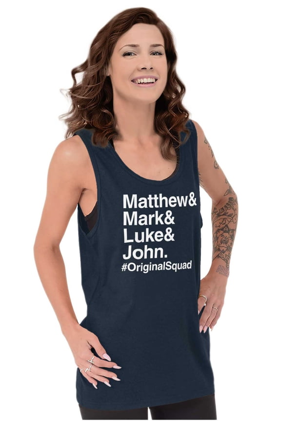 Matthew Mark Luke John Squad Tank Top T Shirts Men Women Brisco Brands L