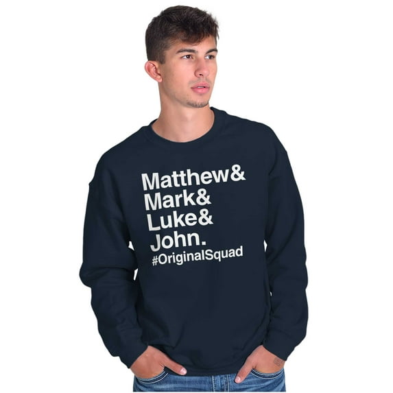 Matthew Mark Luke John Squad Unisex Plus Fleece Graphic Sweatshirt Brisco Brands 4X