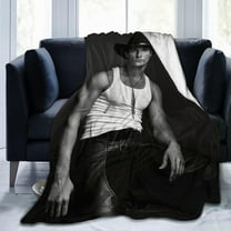 Matthew McConaughey Blanket Bedding Fleece Blanket Soft Throw Blankets Lightweight Anti-Static Blanket - 3 Sizes