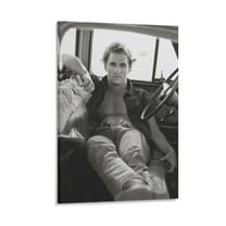 Matthew McConaughey Poster Artworks Canvas Poster Room Aesthetic Wall Art Prints Home Modern Decor Gifts 24x36inch(60x90cm)
