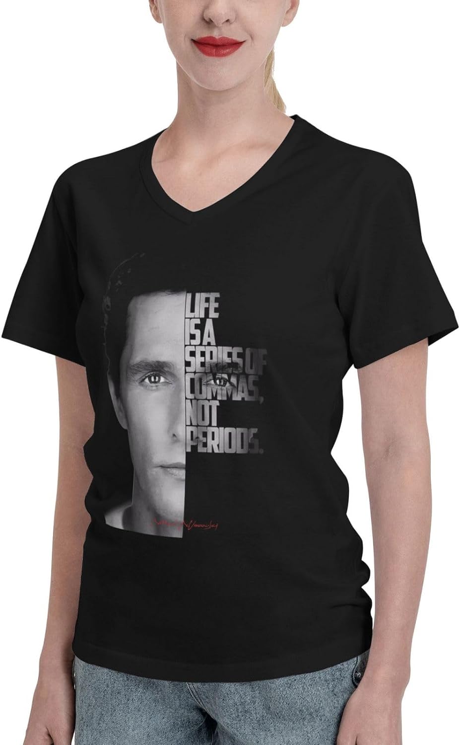 Matthew McConaughey V Neck T Shirts Female Summer Sexy Tee Casual Short ...
