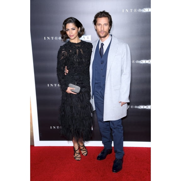 Matthew Mcconaughey Camila Alves At Arrivals For Interstellar Premiere Amc Loews Lincoln Square Imax New York Ny