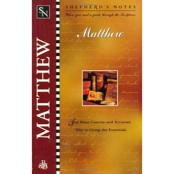 Pre-Owned Shepherd's Notes: Matthew (Paperback) 1558196889 9781558196889