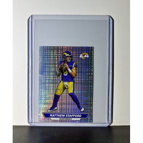 Matthew Stafford 2024 Panini NFL Sticker #516 Foil Los Angeles Rams