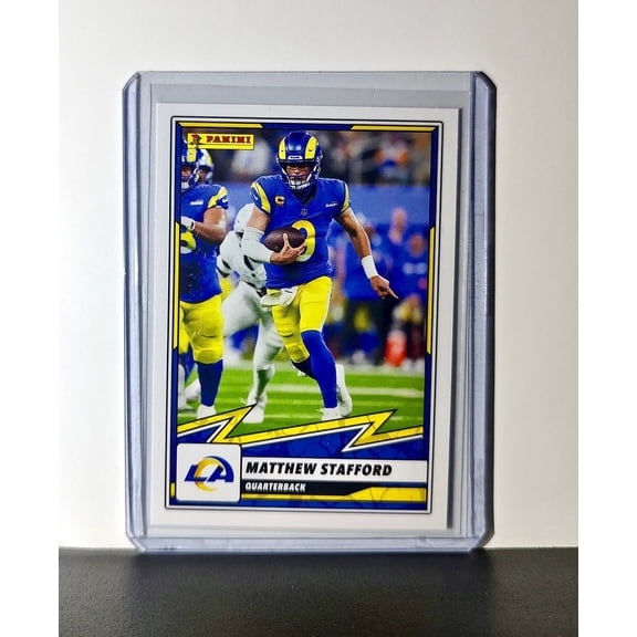 Matthew Stafford 2025 Panini NFL #25 Sticker Card Los Angeles Rams