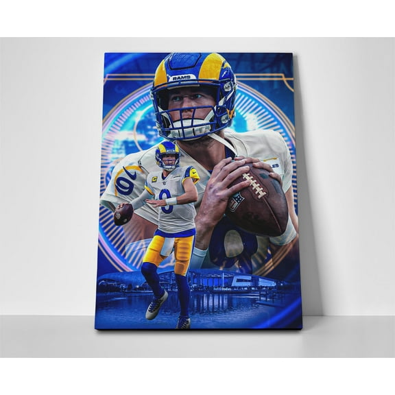 Matthew Stafford Rams Poster or Wrapped Canvas
