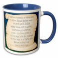 thumbnail image 1 of 3drose, Matthew the Meaning, 15oz Two-tone Blue Mug, 1 of 6
