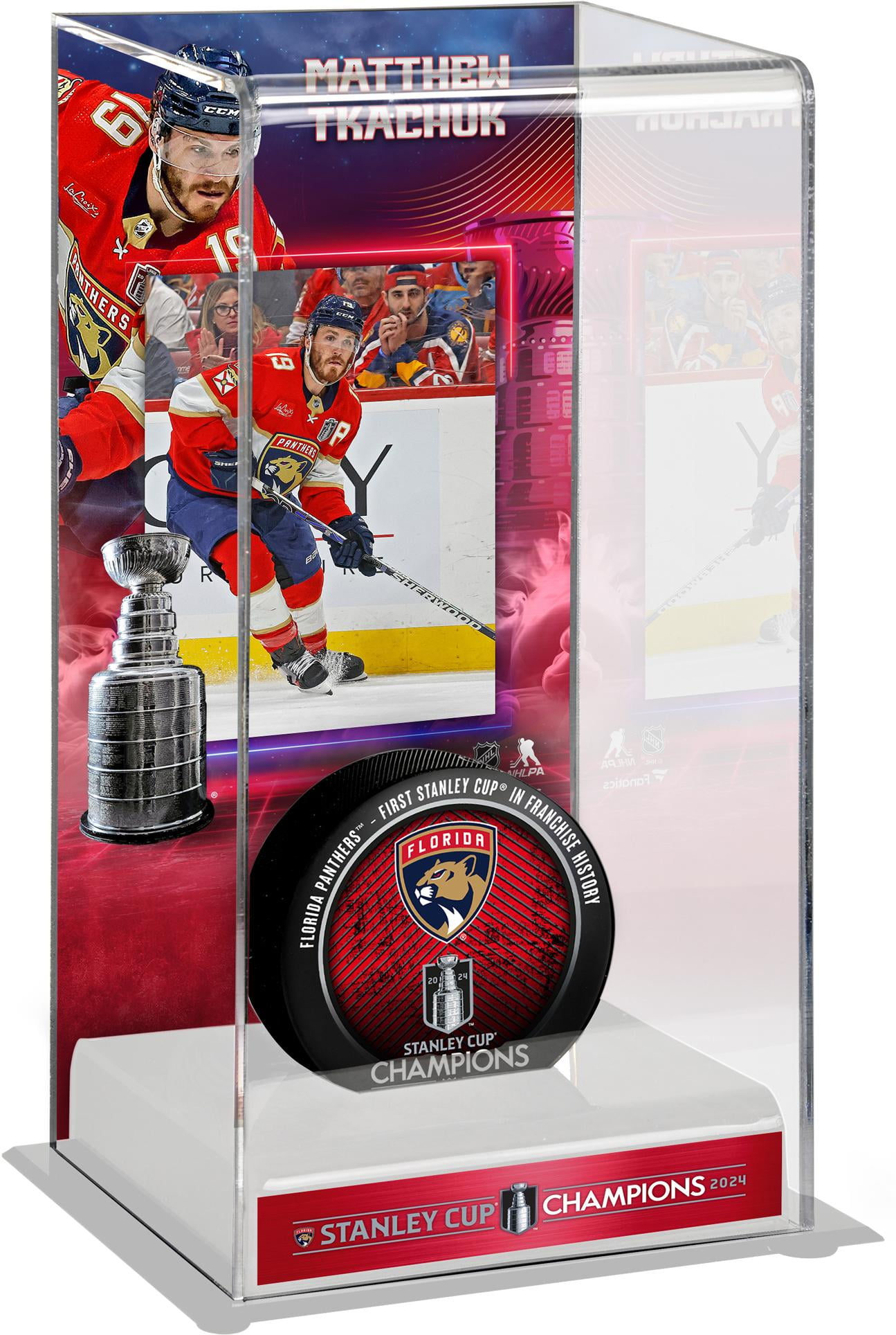Matthew Tkachuk Florida Panthers 2024 Stanley Cup Champions Logo Deluxe