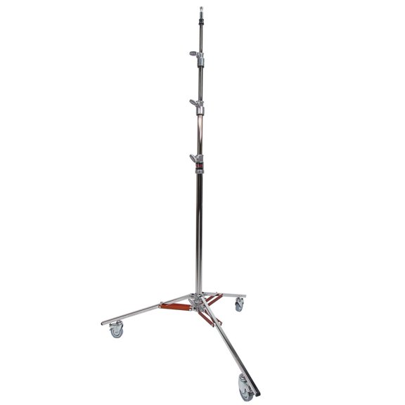 Matthews Baby Junior Triple Riser Stand with Wheels, Chrome
