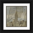 thumbnail image 1 of Matthews, Dylan 20x20 Black Ornate Wood Framed with Double Matting Museum Art Print Titled - Vintage NYC II, 1 of 4