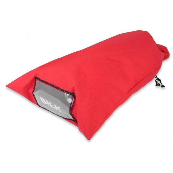 Matthews Extra Large Size Rag Bag for Storing Overhead Textiles, Red