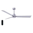 thumbnail image 1 of Matthews Fan Company AK-MWH-BN-56 Alessandra 56” Matte White Ceiling Fan with 3 Brushed Nickel Blades, Remote Control, Indoor/Outdoor Wet Rated, 1 of 6