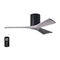 thumbnail image 1 of Atlas Irene 42" Matte Black Ceiling Fan with Barnwood Tone Blades, 1 of 7