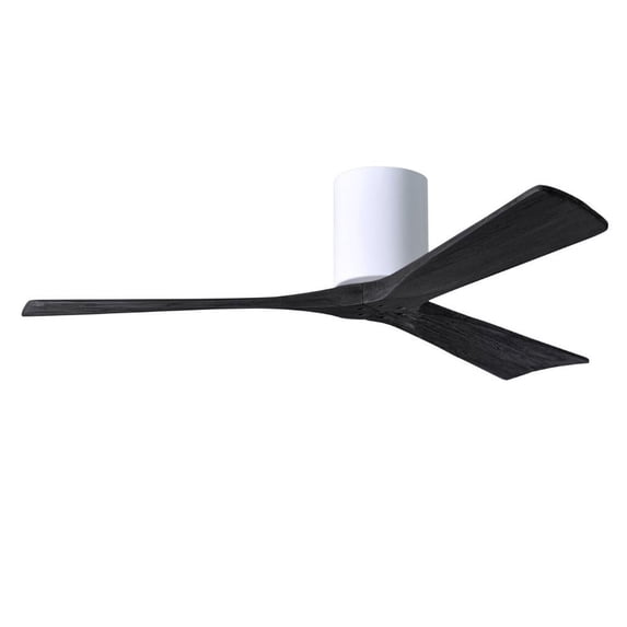 Matthews Fans - Irene - Ceiling Fan Matte Black 52 inchesGloss White Finish -
