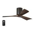 thumbnail image 1 of Matthews Fan Company IR3H-WN-WA-42 Irene 42" Walnut Hugger Ceiling Fan with 3 Blades, Remote and Wall Control, Indoor/Outdoor Damp Rated, 1 of 6