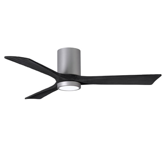 Matthews Fans - Irene-3HLK 3-Blade Flush Mount Ceiling Fan with Integrated LED