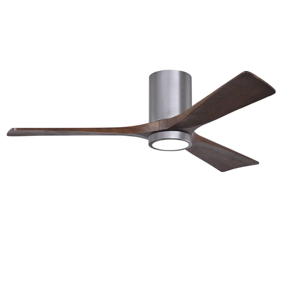 Matthews Fans - Irene-3HLK 3-Blade Flush Mount Ceiling Fan with Integrated LED