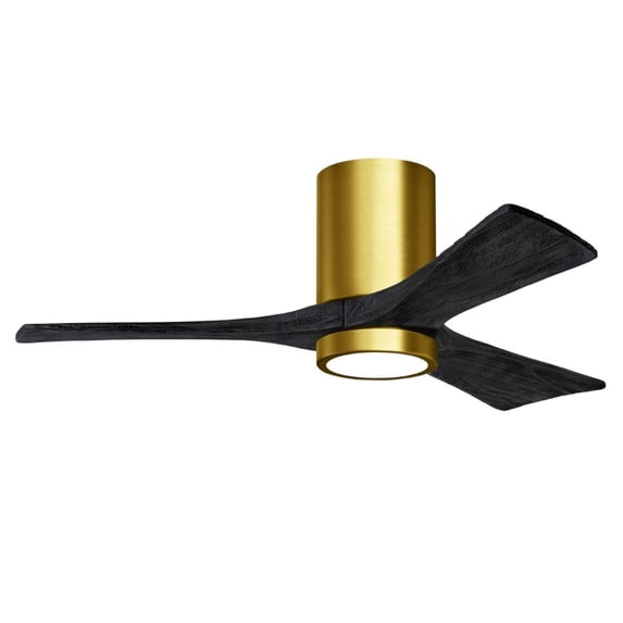 Matthews Fans - Irene - Ceiling Fan with Light Kit Matte Black 42 inchesBrushed