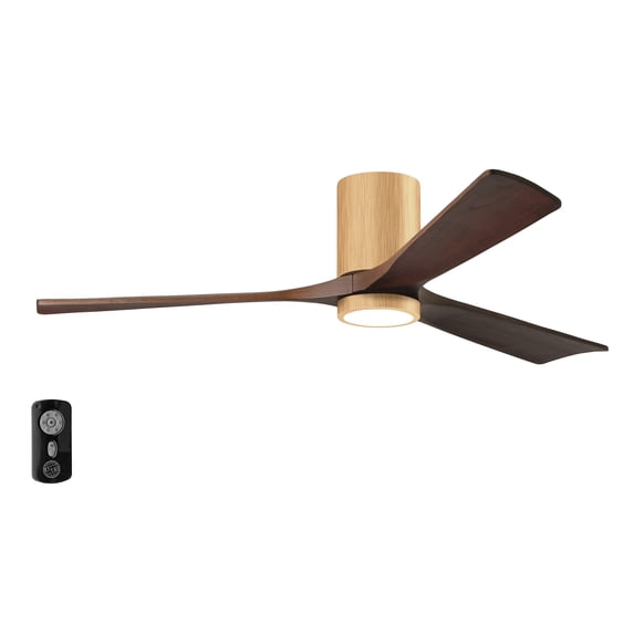 Matthews Fans - Irene-3HLK Three Blade Flush Mount Ceiling Fan with Integrated