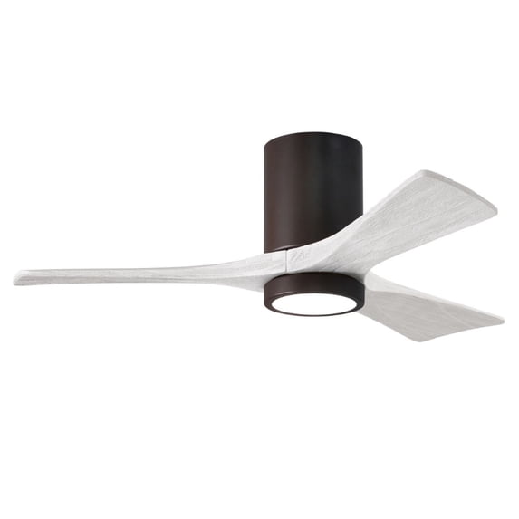 Matthews Fans - Irene - Ceiling Fan with Light Kit Matte White 42 inchesTextured