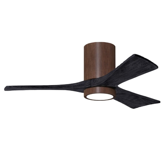 Matthews Fans - Irene-3HLK Three Blade Flush Mount Ceiling Fan with Integrated