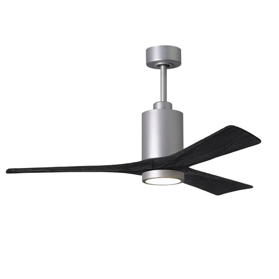 Matthews Fan Company Pa3-52 Patricia 52" 3 Blade Indoor Led Ceiling Fan - Black
