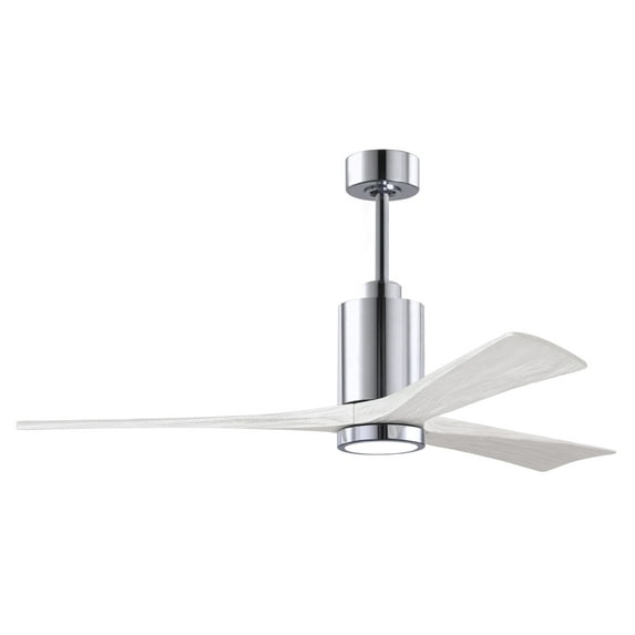 Matthews Fan Company Pa3-60 Patricia 60" 3 Blade Indoor Led Ceiling Fan - White