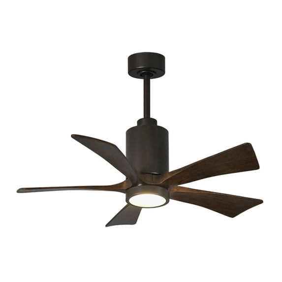 Matthews Fan Company Pa5-42 Patricia 42" 5 Blade Indoor Led Ceiling Fan - Bronze