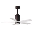 thumbnail image 1 of Matthews Fan Company Pa5-42 Patricia 42" 5 Blade Indoor Led Ceiling Fan - Textured Bronze, 1 of 7