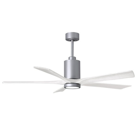 Matthews Fan Company Pa5-60 Patricia 60" 5 Blade Indoor Led Ceiling Fan - Brushed Nickel /