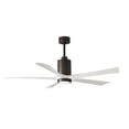 thumbnail image 1 of Matthews Fan Company Pa5-60 Patricia 60" 5 Blade Indoor Led Ceiling Fan - Textured Bronze, 1 of 7