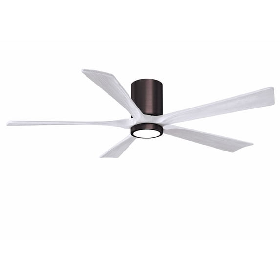 Matthews Fans - Irene-5HLK Five Blade Flush Mount Ceiling Fan with Integrated